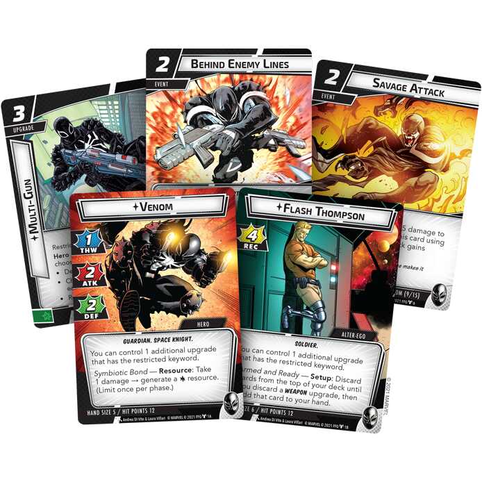 Marvel Champions LCG: Venom Hero Pack Cards