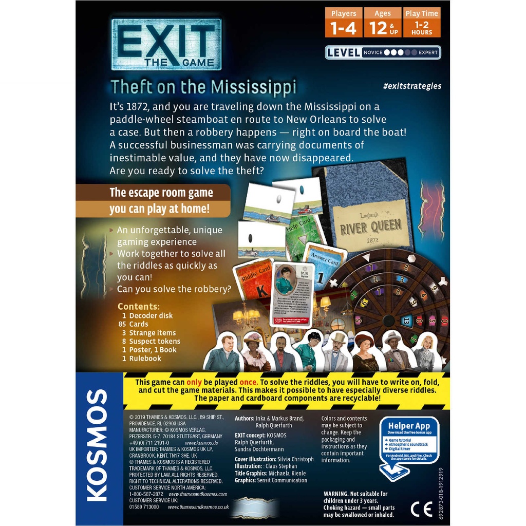 EXIT: Theft on the Mississippi Cover Rear