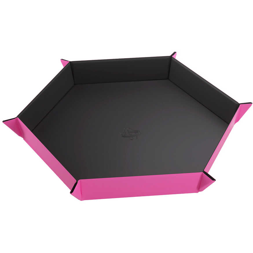 Dice Tray: Hex: Black/Pink