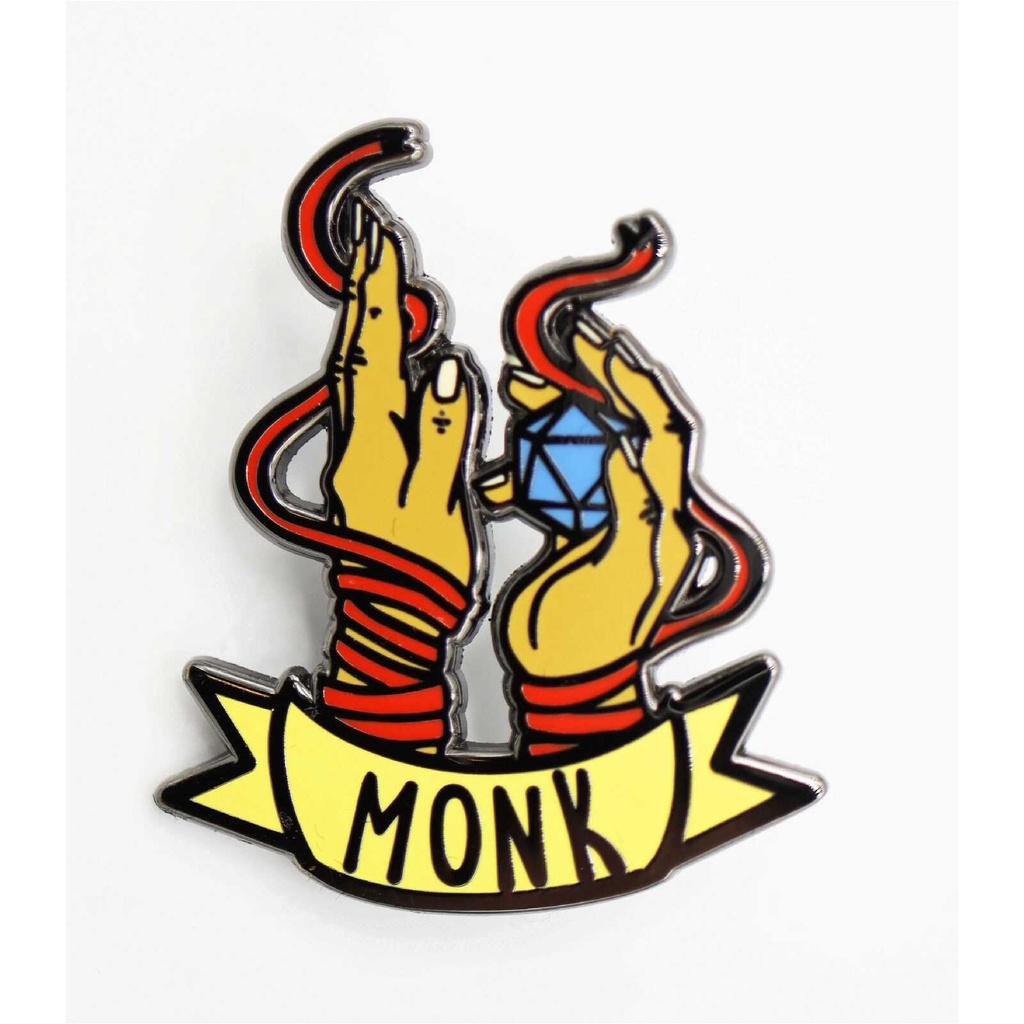 Foam Brain - Banner Class Pins: Monk
