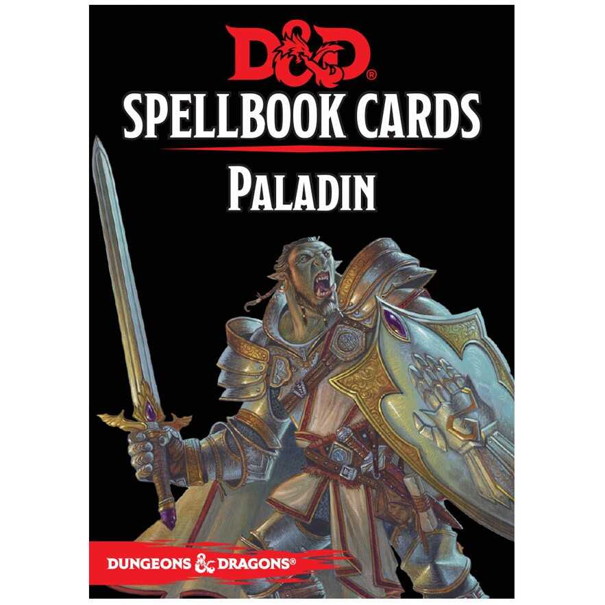 D&D, 5e: Spellbook Cards: Paladin Deck (69 Cards)