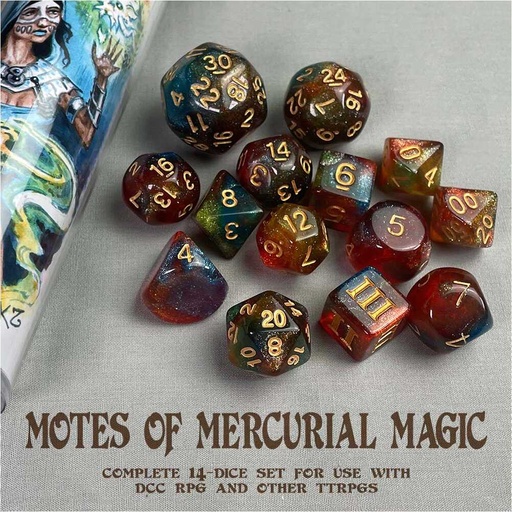 [GMG_6078] Dungeon Crawl Classics DCC Dice: Motes of Mercurial Magic